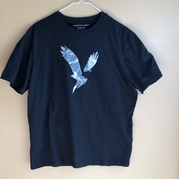 American Eagle Outfitters Shirts | American Eagle Black Mens T Shirt | Poshmark